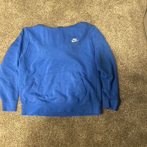 Blue Nike hoodie